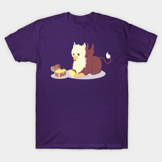 Kawaii fantasy animals - Griffin T-Shirt by SilveryDreams
